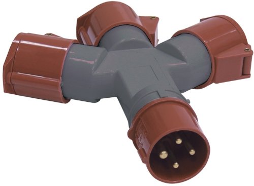 Разветвитель кабельный трехлучевой IEK КНР ССИ-1013-214 16А 3P+PE 400В IP44 красный фото Разветвитель кабельный трехлучевой IEK КНР ССИ-1013-214 16А 3P+PE 400В IP44 красный картинка